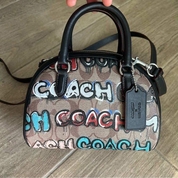 Coach X Mint + Serf Sydney Satchel In Signature Canvas - Picture 3 of 9